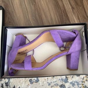 NWT- lavender suede Womens heels - size 10 - IDIFU Brand